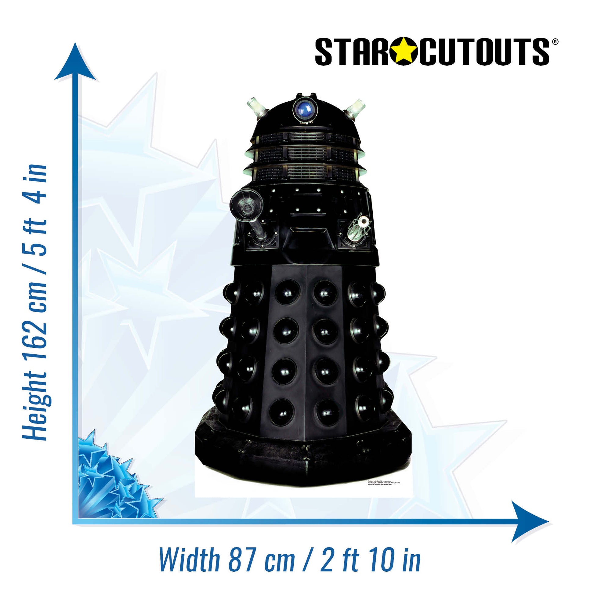 Dalek Sec Cardboard Cut Out Height 162cm - Star Cutouts