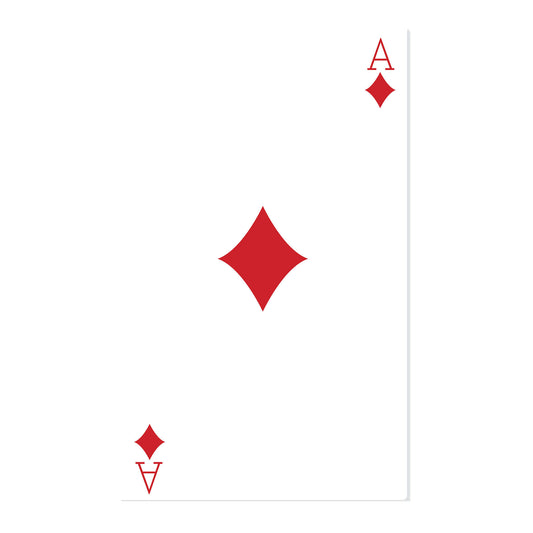 SC025 Ace of Diamonds Playing Card Cardboard Cut Out Height 154cm