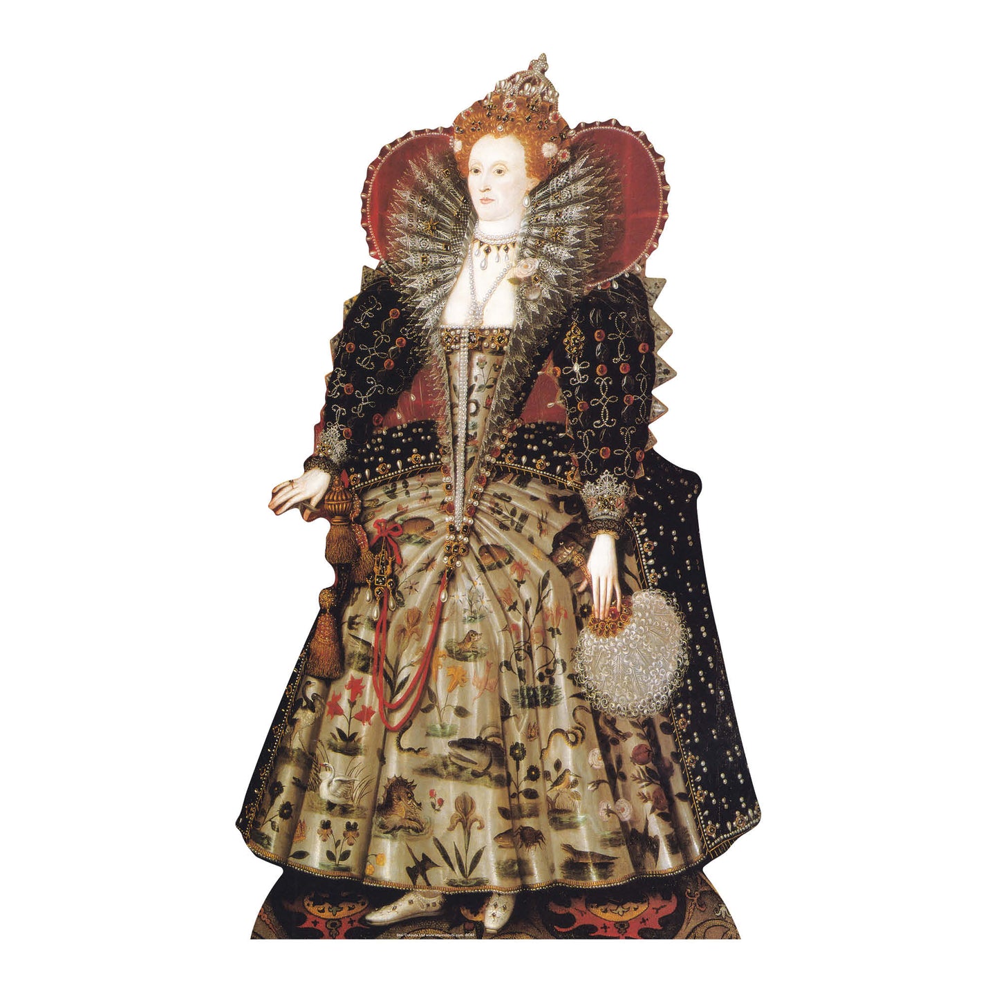 SC062 Queen Elizabeth I Cardboard Cut Out Height 160cm