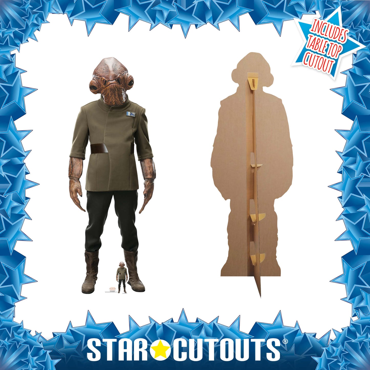 SC1104 Admiral Ackbar (The Last Jedi) Cardboard Cut Out Height 180cm