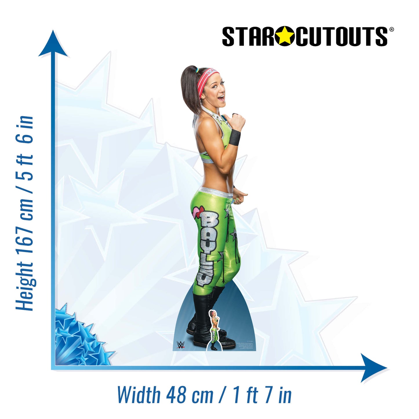 SC1121 Bayley Cardboard Cut Out Height 167cm