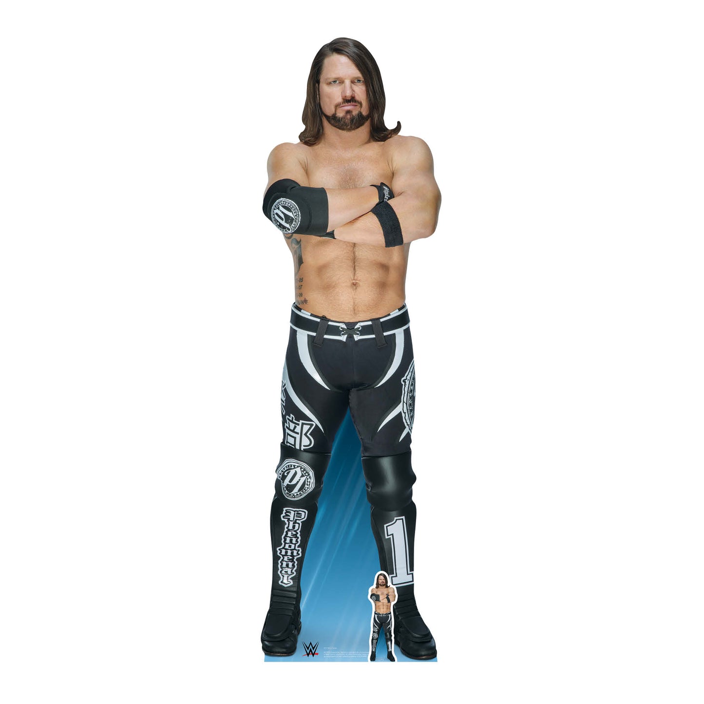 SC1128 AJ Styles aka Allen Neal Jones Cardboard Cut Out Height 180cm