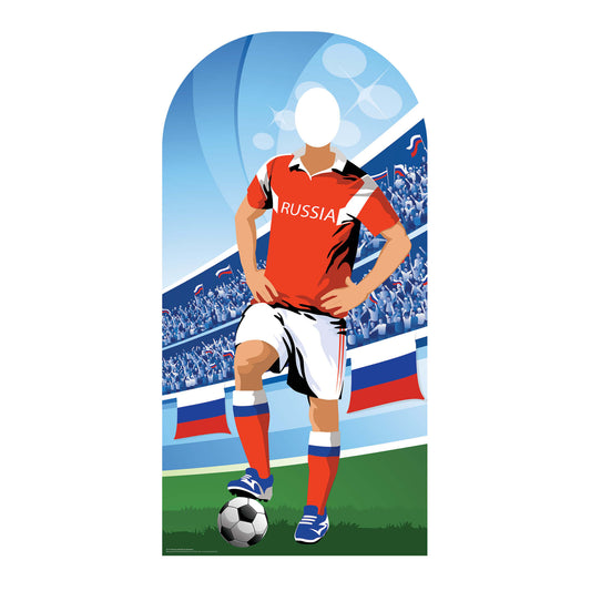 SC1174 Russia World cup Stand In Cardboard Cut Out Height 190cm