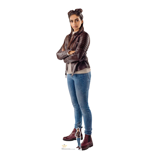 Mandip Gill Yasmin Lifesize   Doctor Who Cardboard Cut Out Height 165cm - Star Cutouts