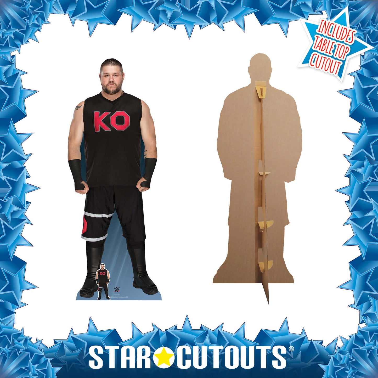 SC1201 WWE Kevin Owens aka Kevin Yanick Steen Cardboard Cut Out Height 194cm