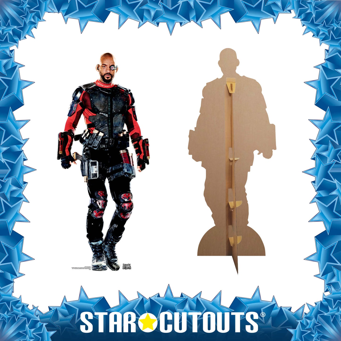 SC1215 Deadshot (Will Smith) Suicide Squad Movie Cardboard Cut Out Height 183cm