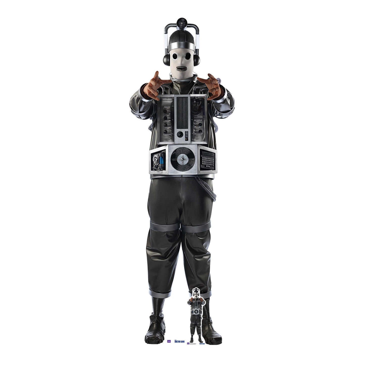 Mondassian Cyberman Cardboard Cut Out Height 190cm - Star Cutouts