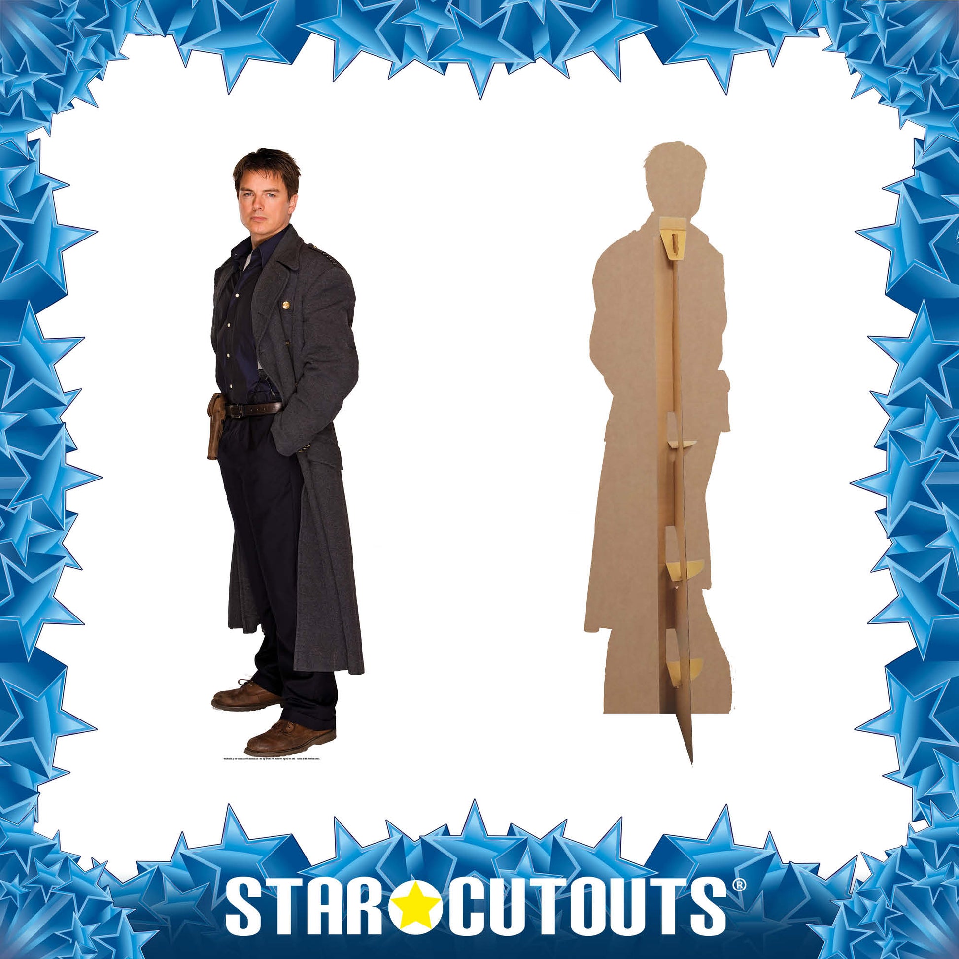 Captain Jack Harkness Cardboard Cut Out Height 182cm - Star Cutouts