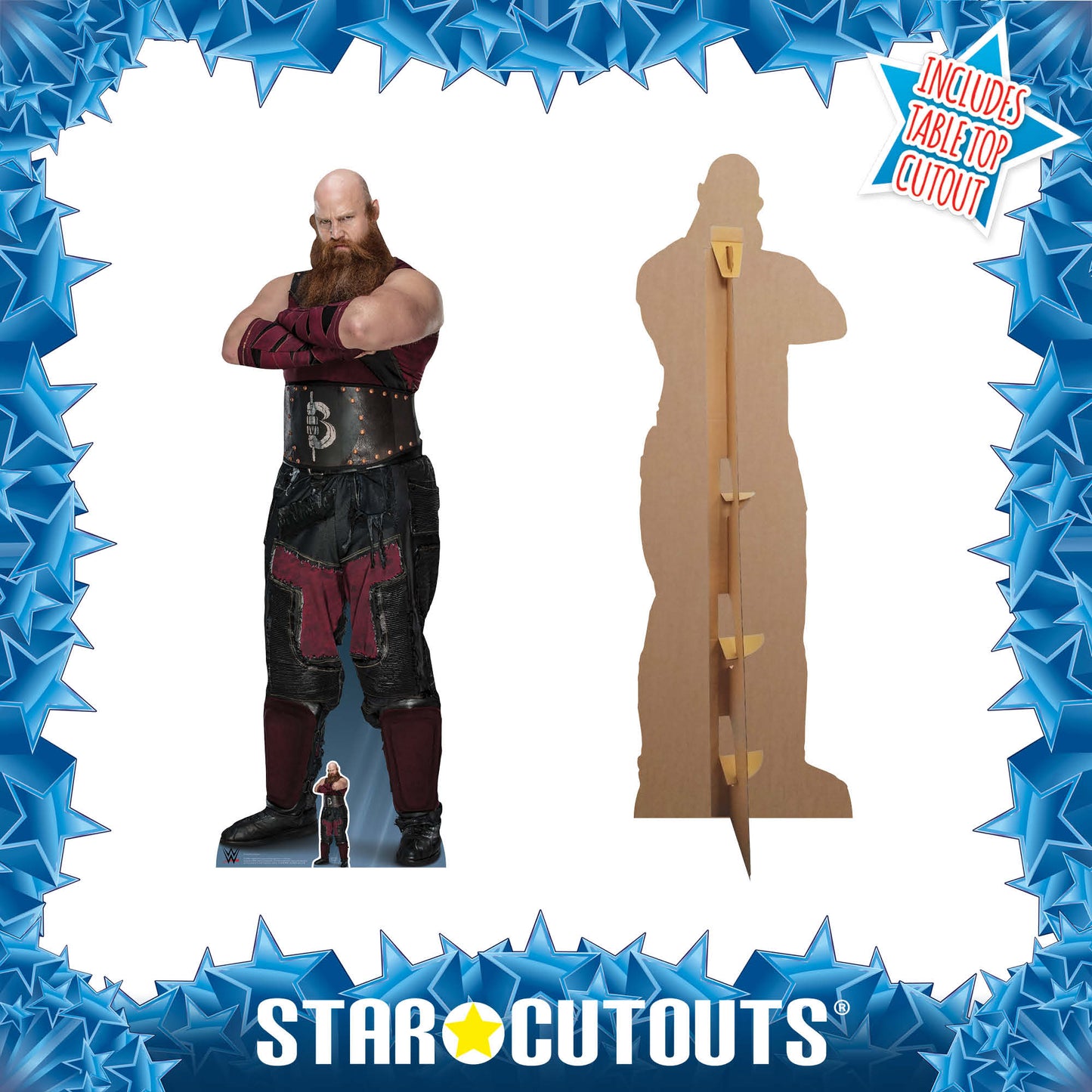 SC1265 Erick Rowan Cardboard Cut Out Height 193cm