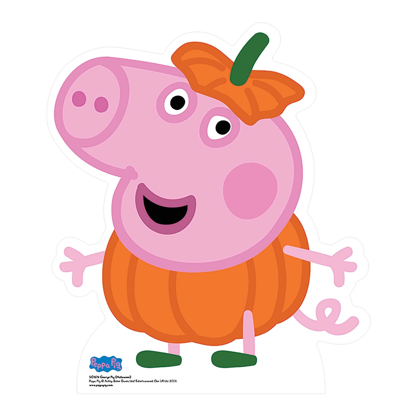 SC1276 George Pig (Peppa Pig Halloween) Cardboard Cut Out Height 54cm