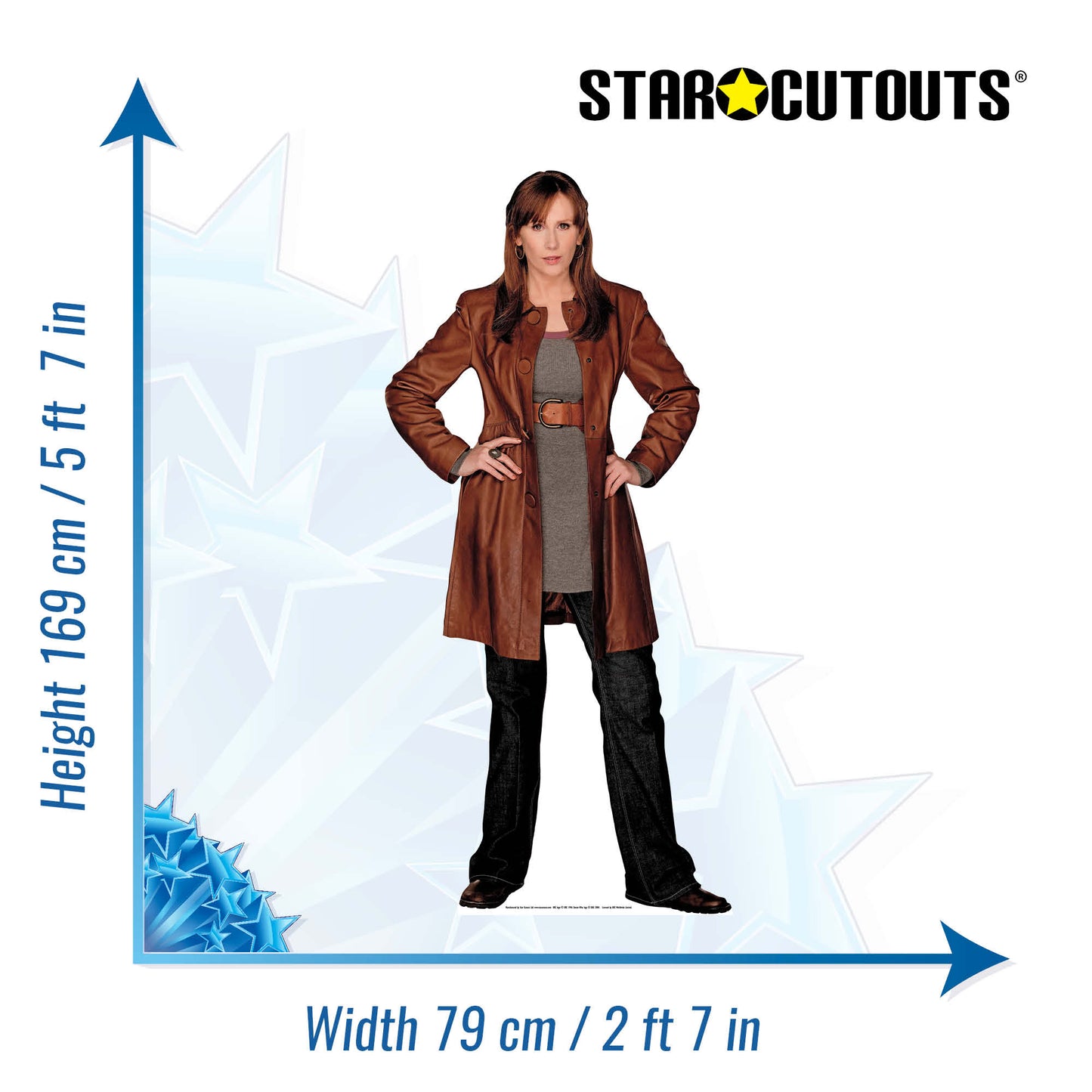 Donna Noble Cardboard Cut Out Height 169cm - Star Cutouts