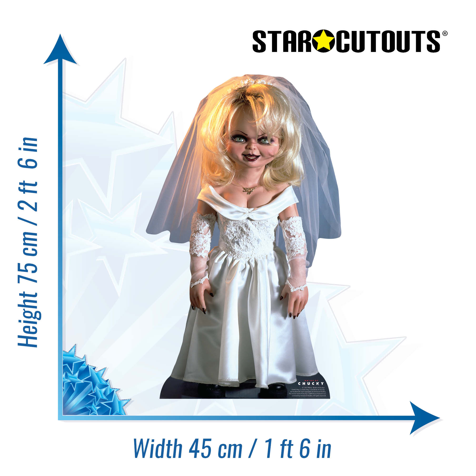 Bride of Chucky outlet Tiffany life size doll