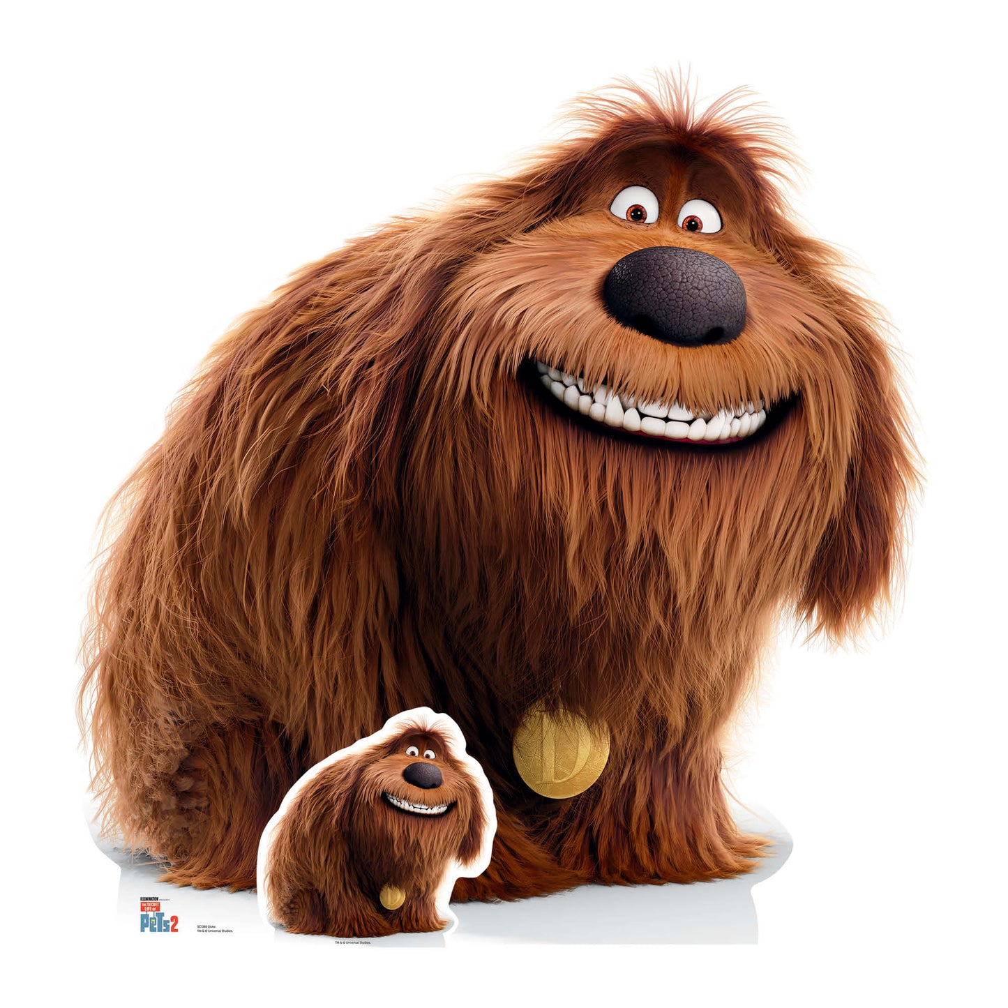 SC1380 Duke Big Dog Secret Life of Pets Cardboard Cut Out Height 110cm