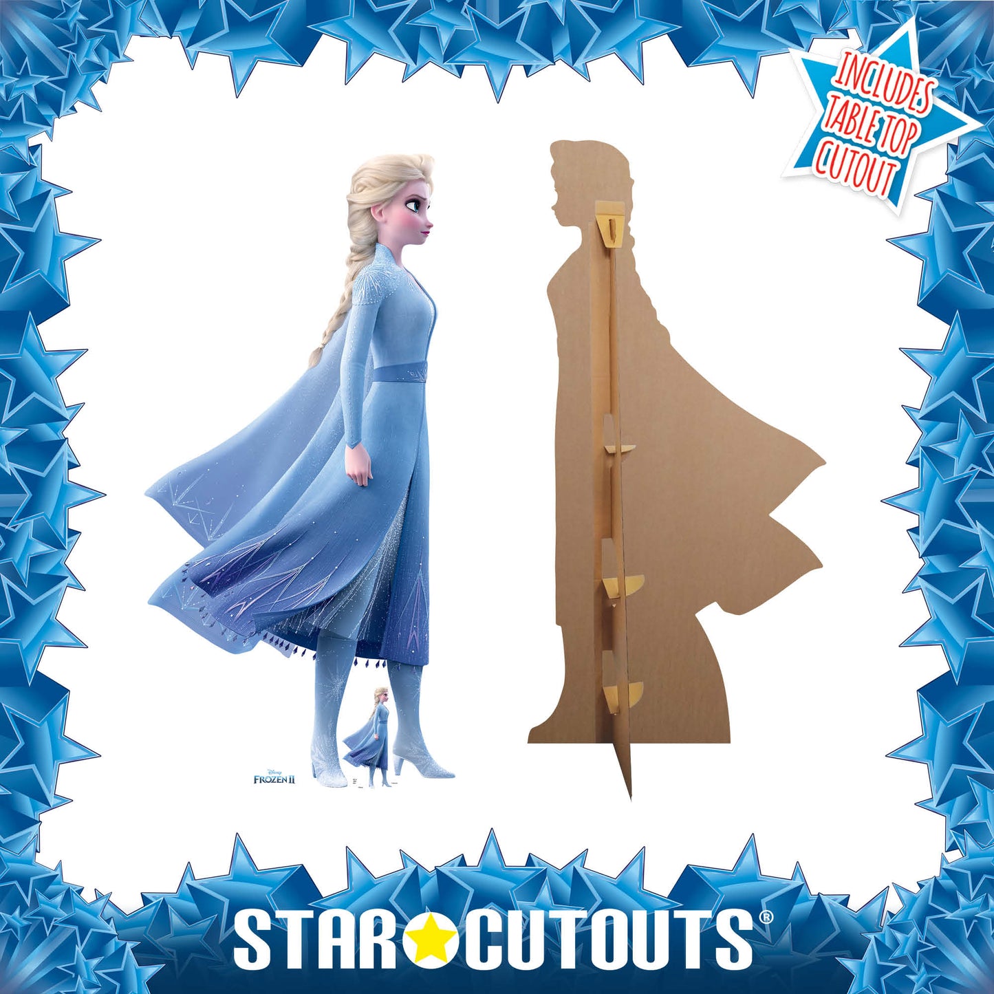 SC1417 Elsa Magical Powers Cardboard Cut Out Height 183cm