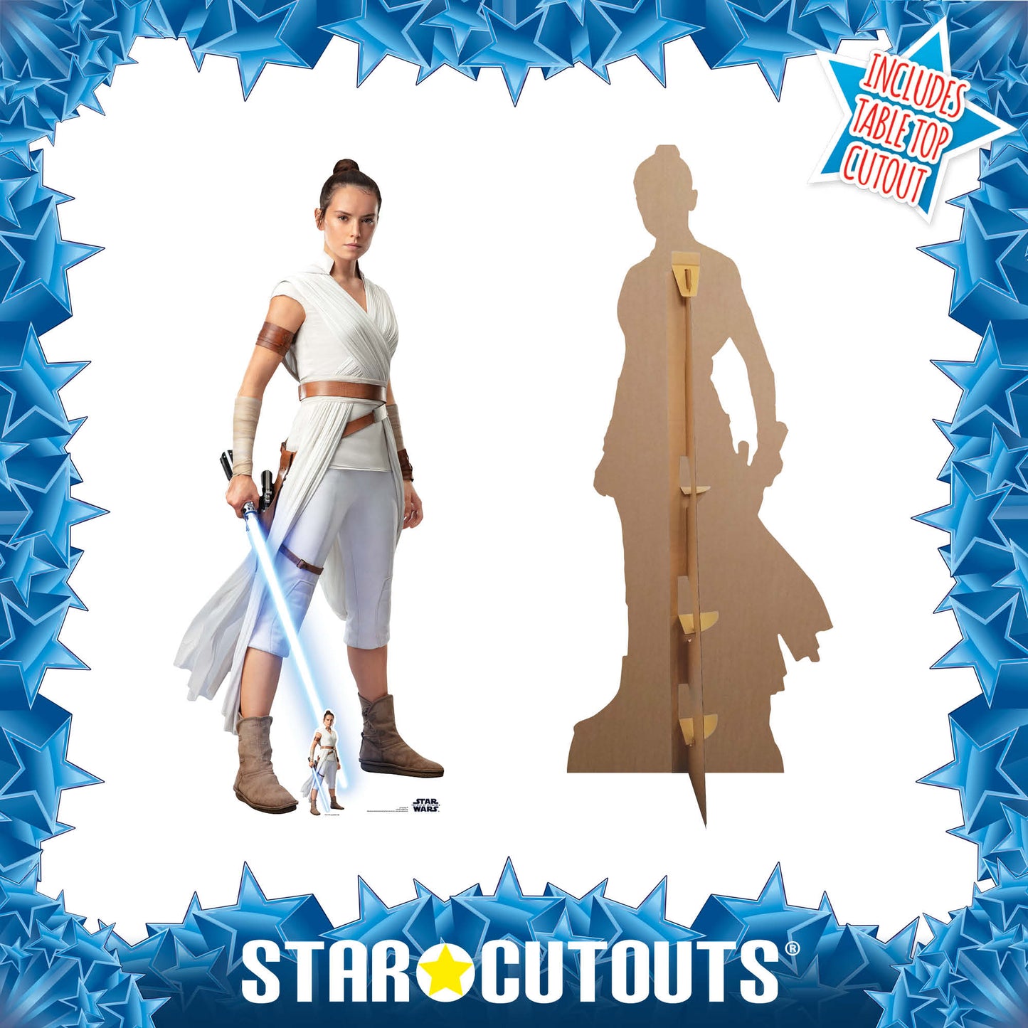 SC1428 Star Wars Rey (The Rise of Skywalker) Cardboard Cut Out Height 174cm