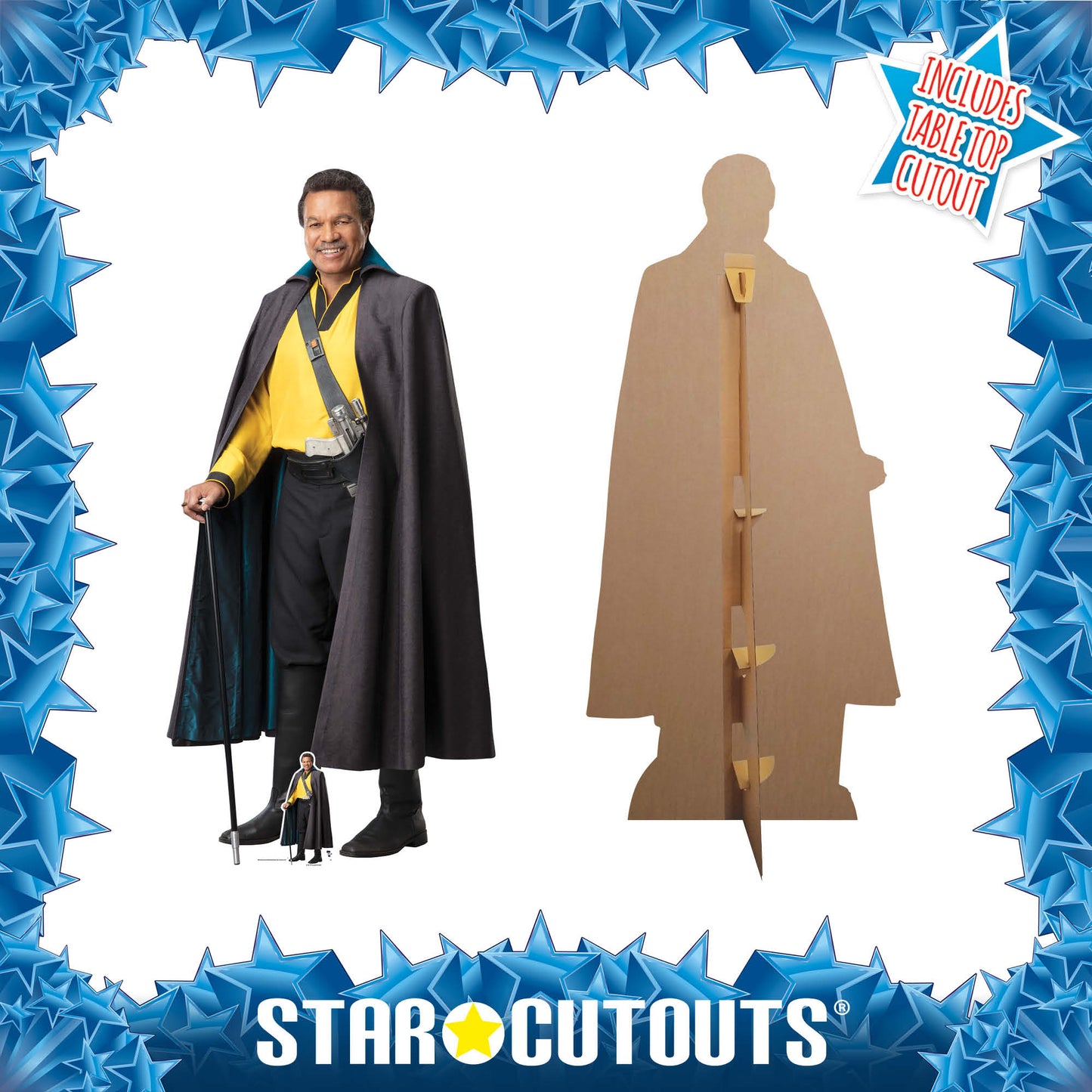 SC1430 Star Wars Lando (The Rise of Skywalker) Cardboard Cut Out Height 184cm