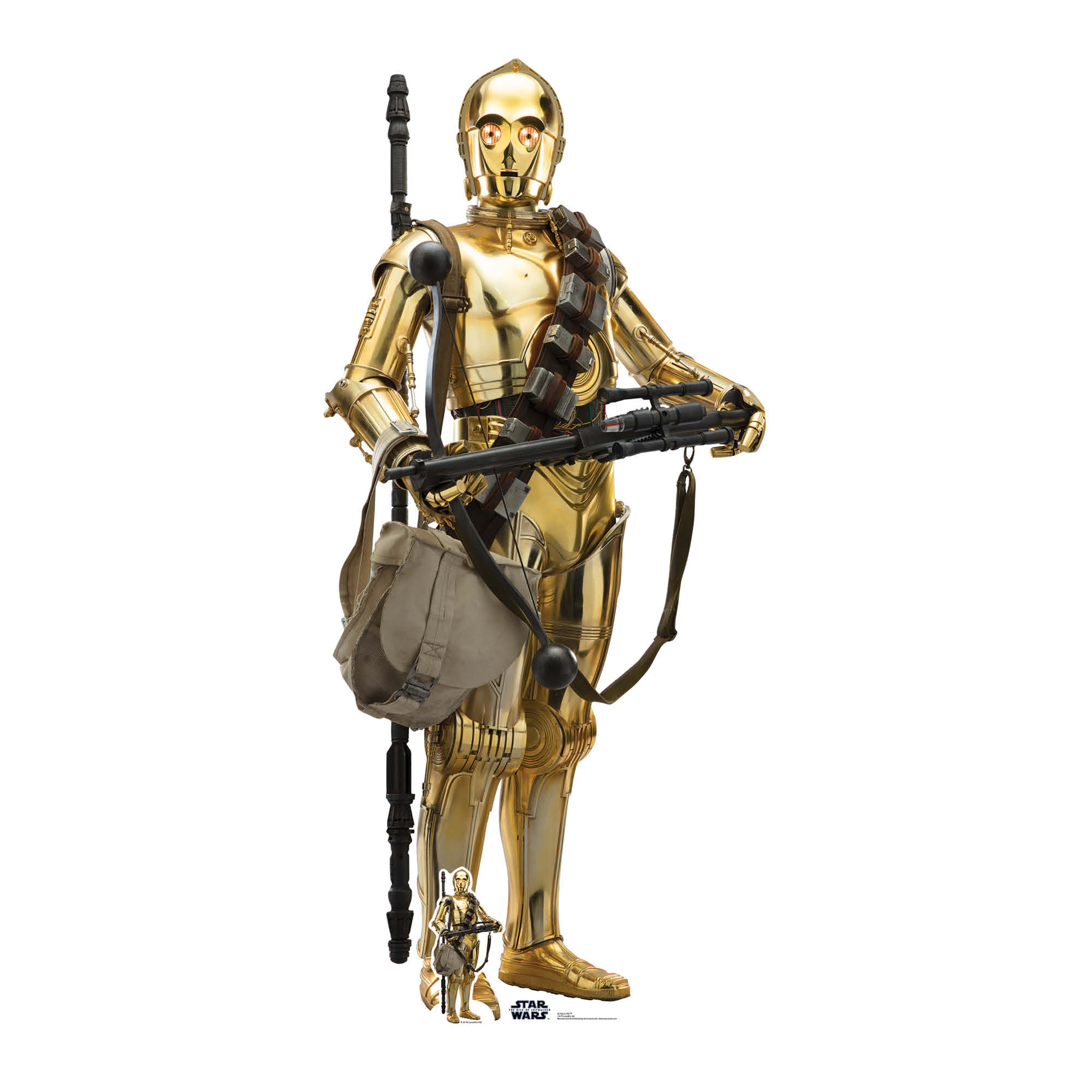 SC1432 Star Wars C-3PO (The Rise of Skywalker) Cardboard Cut Out Heigh ...