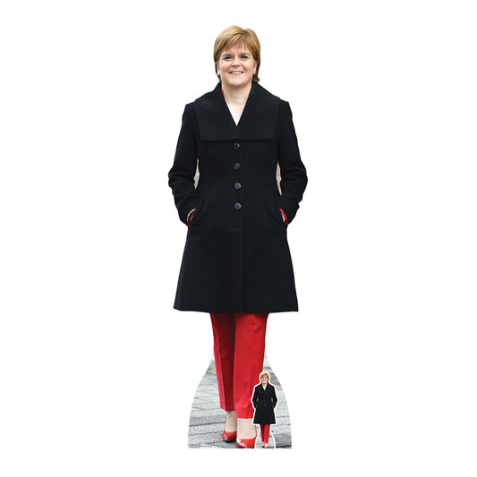 SC1449 Nicola Sturgeon PoliticIan Cardboard Cut Out Height 166cm