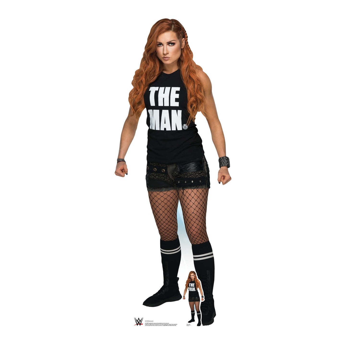 SC1510 Becky Lynch Shorts aka Rebecca Quin WWE Cardboard Cut Out Height 169cm