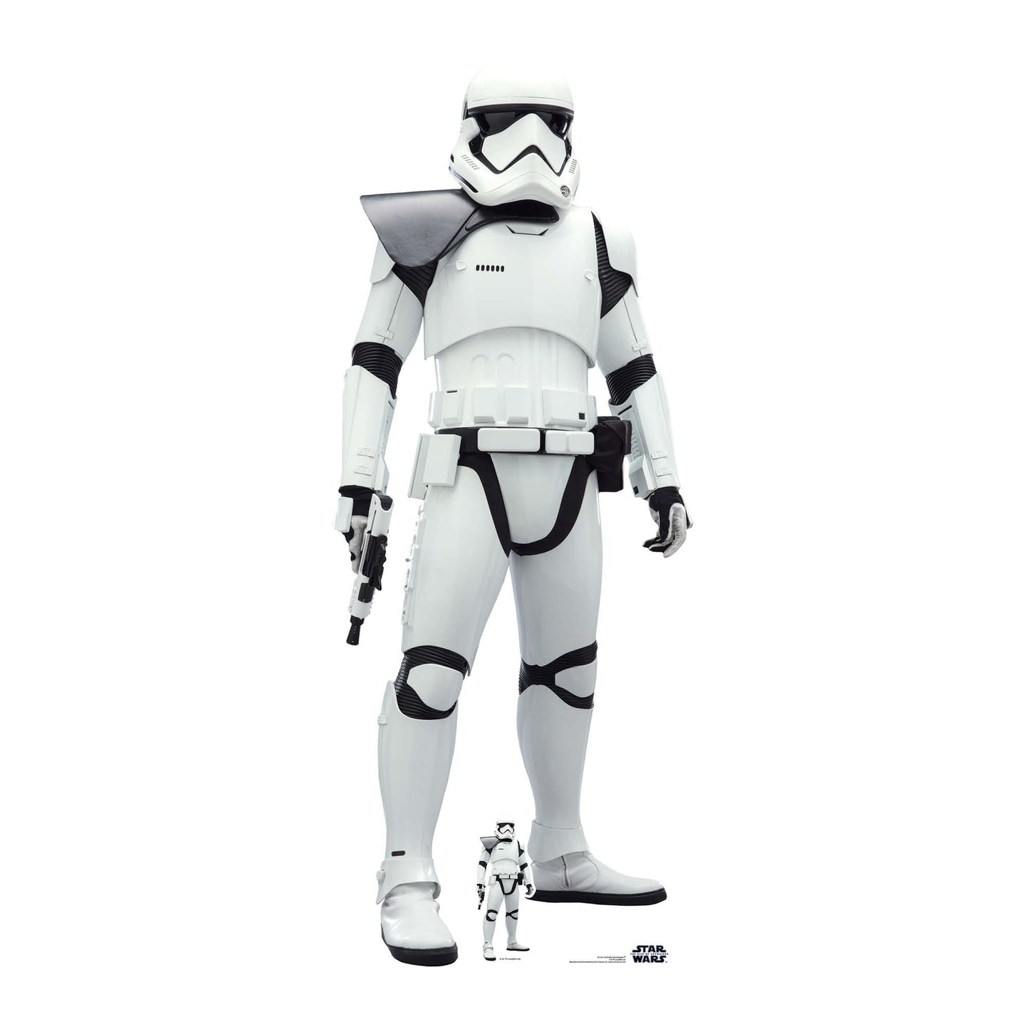 SC1541 Star Wars First Order Stormtrooper (The Rise of Skywalker) - Shoulder Flash Cardboard Cut Out Height 182cm