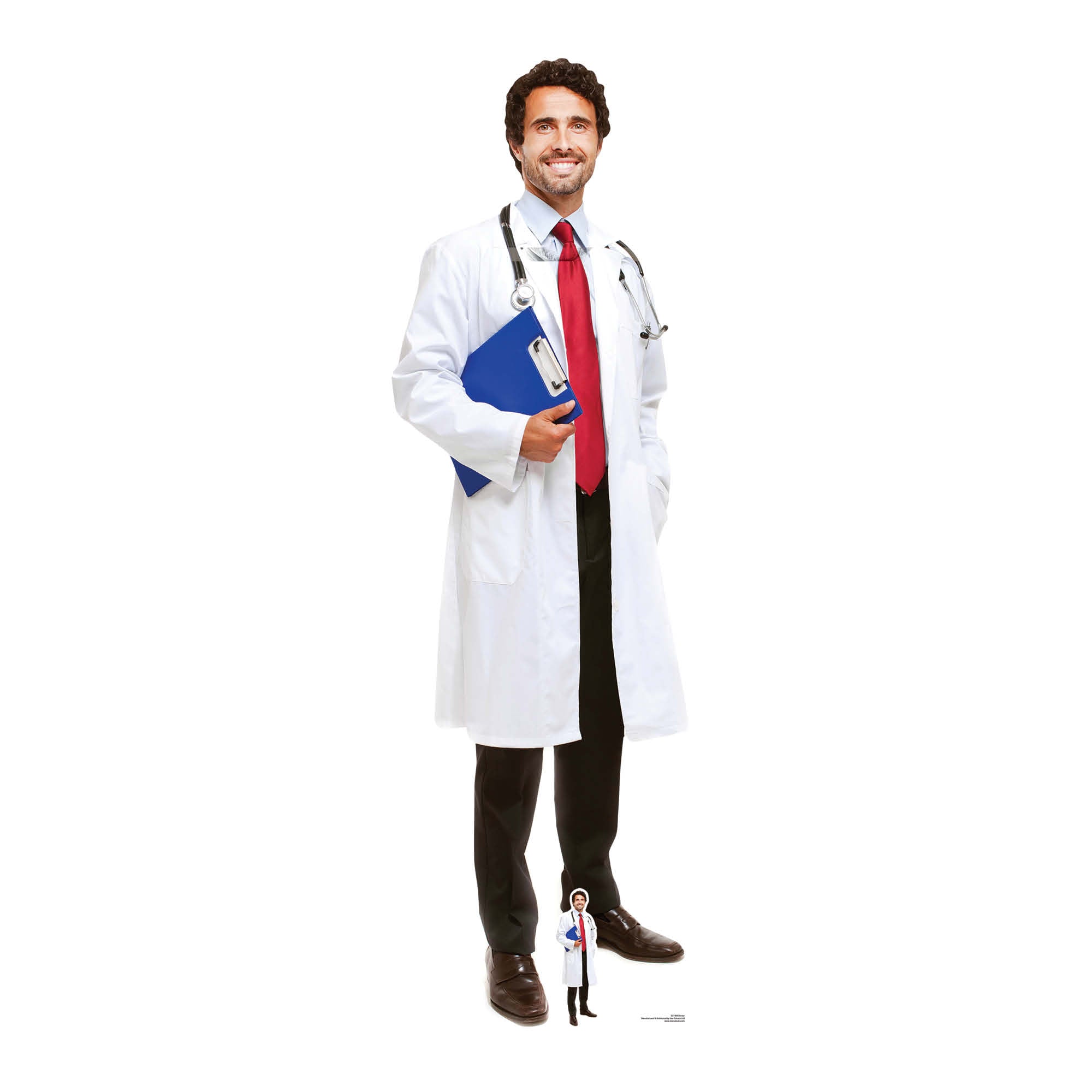 Sc1584 Doctor Cardboard Cut Out Height 186cm Star Cutouts