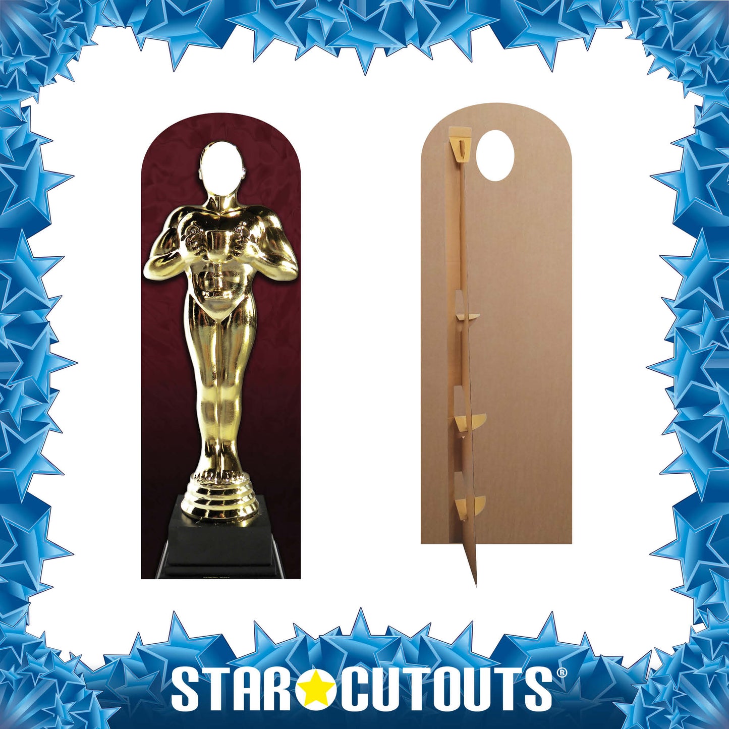 SC180 Award Statue 'Stand-In' Cardboard Cut Out Height 179cm