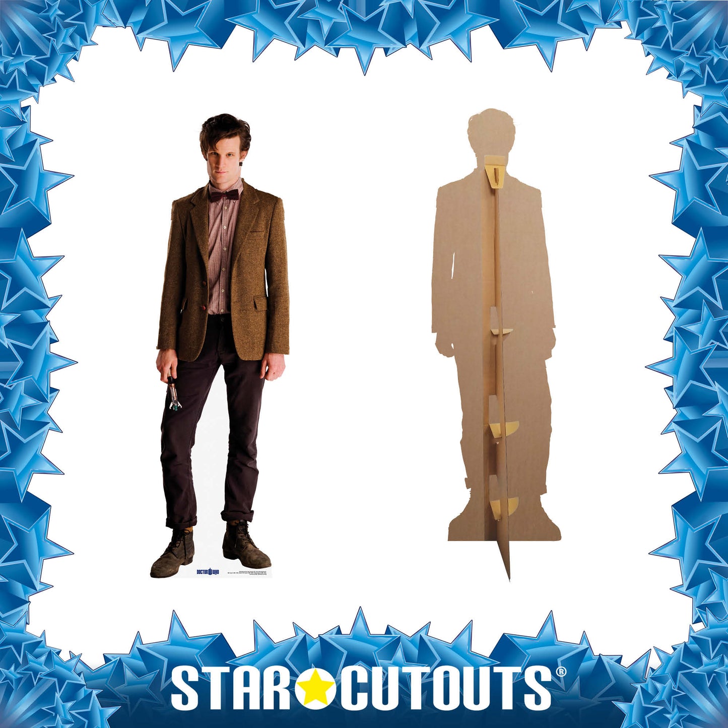 The 11th Doctor Matt Smith Cardboard Cut Out Height 182cm - Star Cutouts