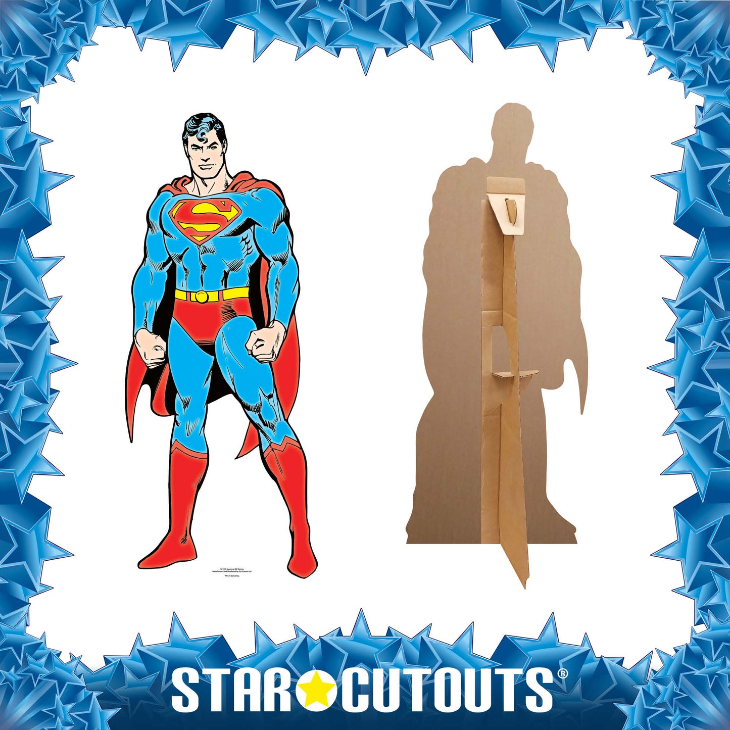 SC1955 Superman DC (Star Mini) Cardboard Cut Out Height 92cm