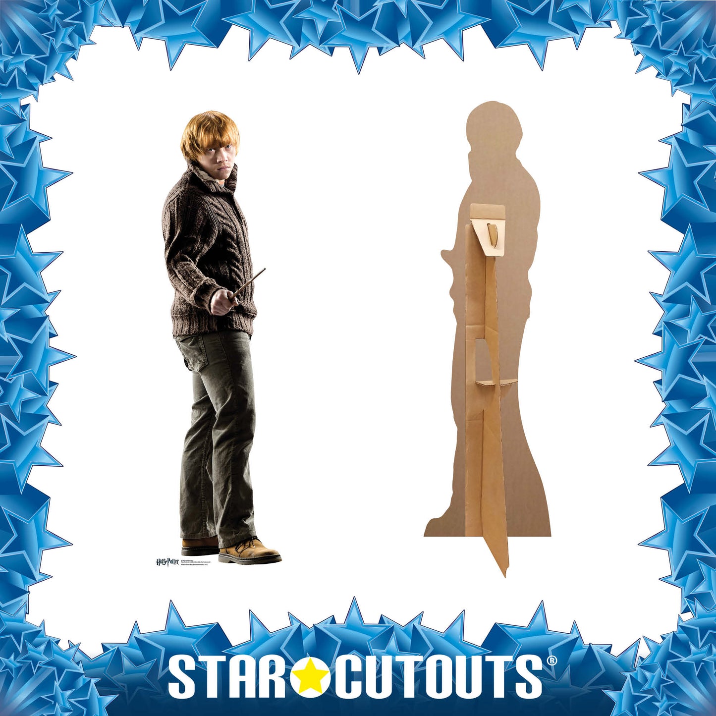 SC1963 Ron Weasley Star Mini Cardboard Cut Out Height 92cm