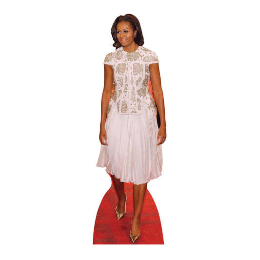 SC2012 First Lady Michelle Obama Dress Cardboard Cut Out Height 189cm