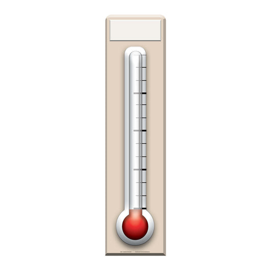 SC217 Fundraising Thermometer Cardboard Cut Out Height 188cm