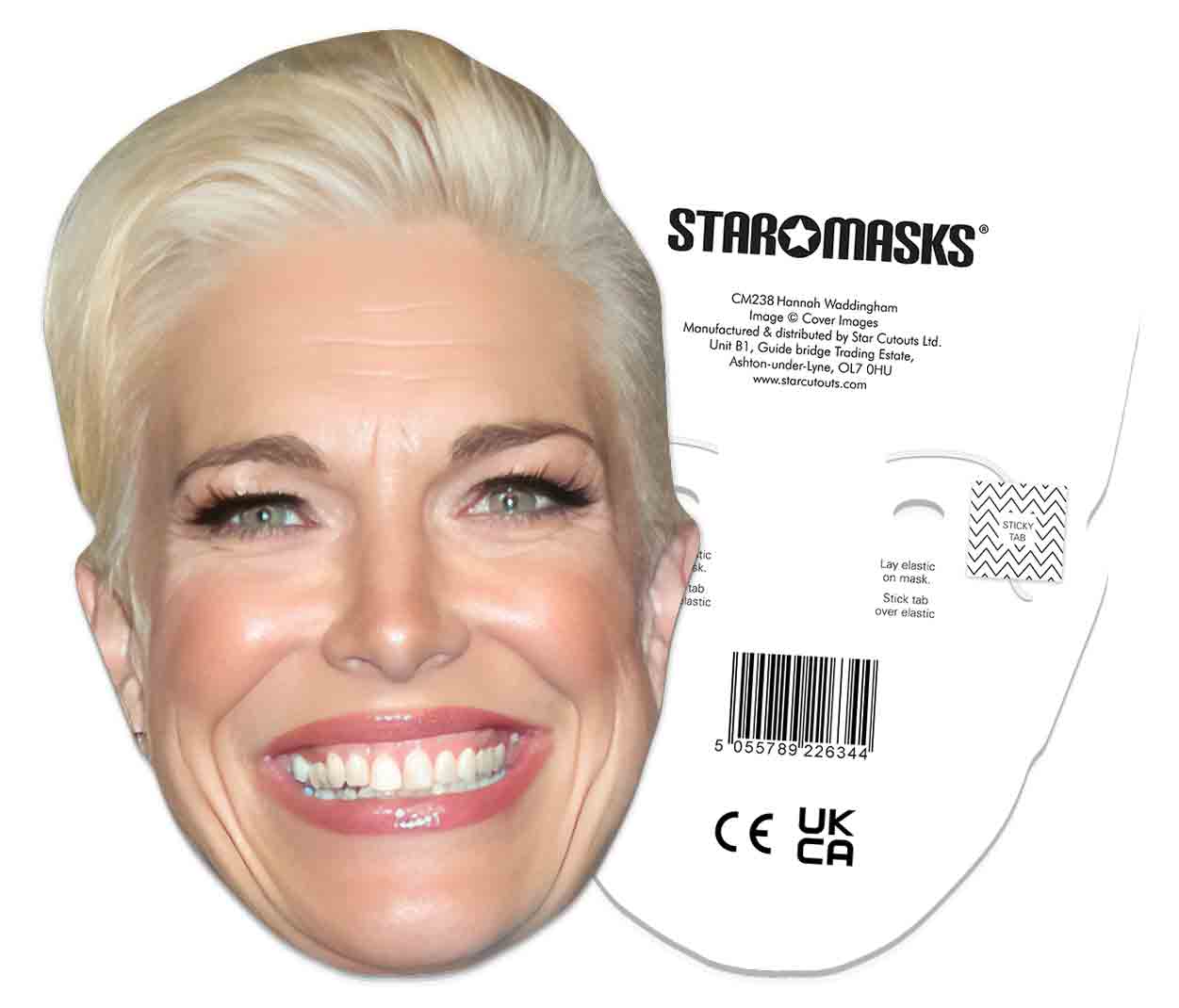 CM238 Hannah Waddingham CELEBRITY MASKS Single Face Mask