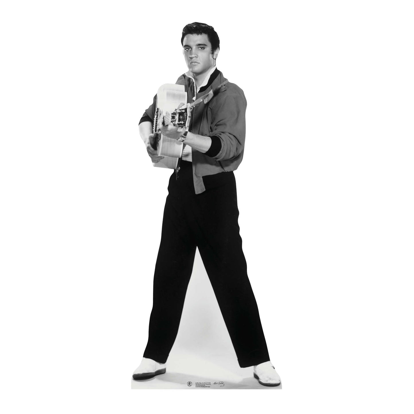 SC238 Elvis Shooting with Guitar Cardboard Cut Out Height 180cm