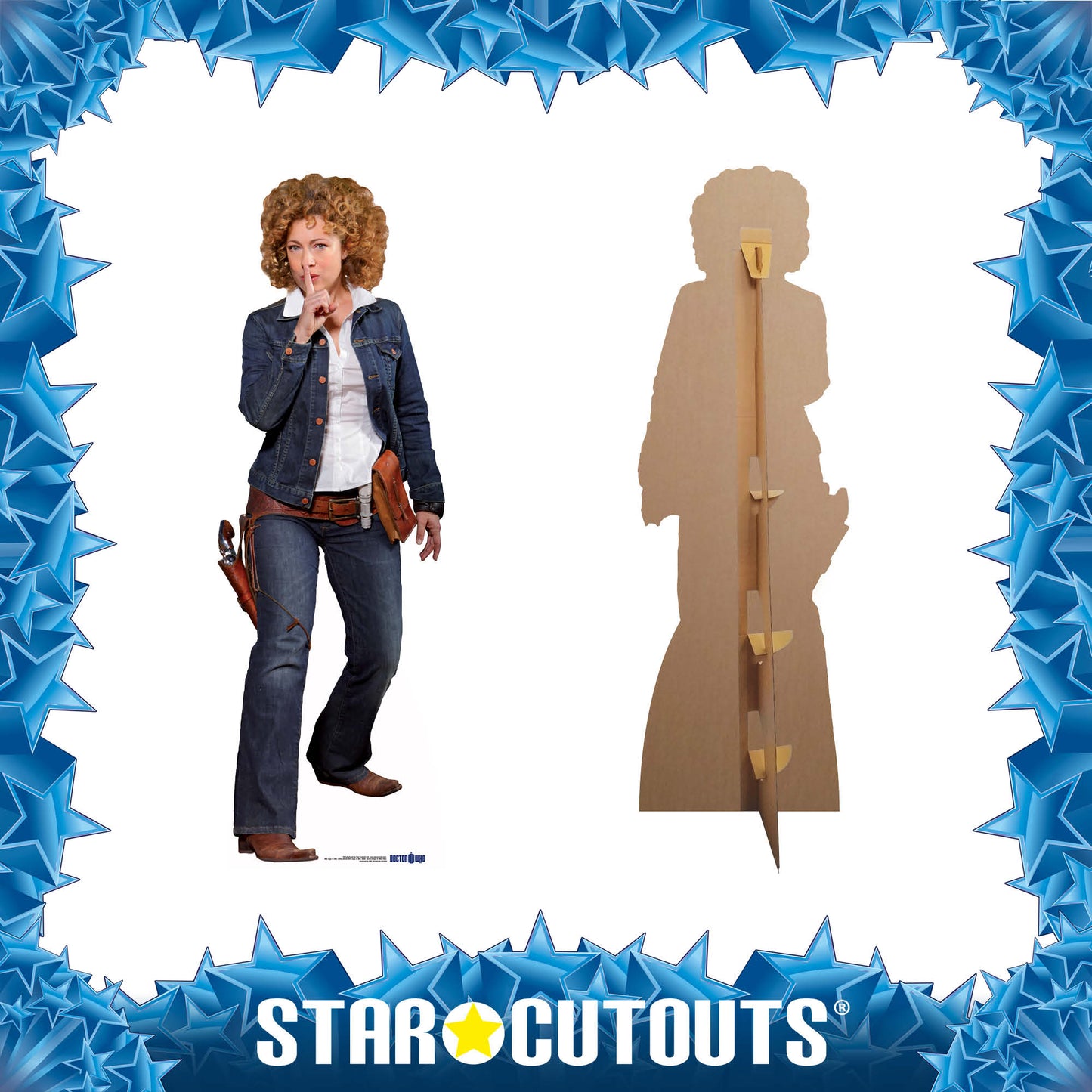 River Song - Utah Cardboard Cut Out Height 170cm - Star Cutouts