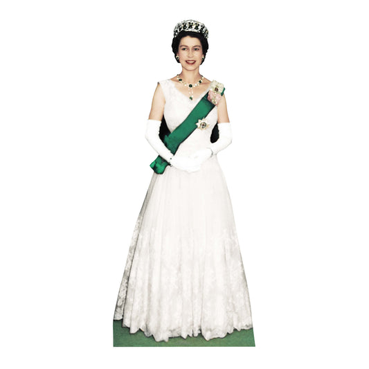 SC350 Queen Elizabeth II- (1956) Cardboard Cut Out Height 170cm