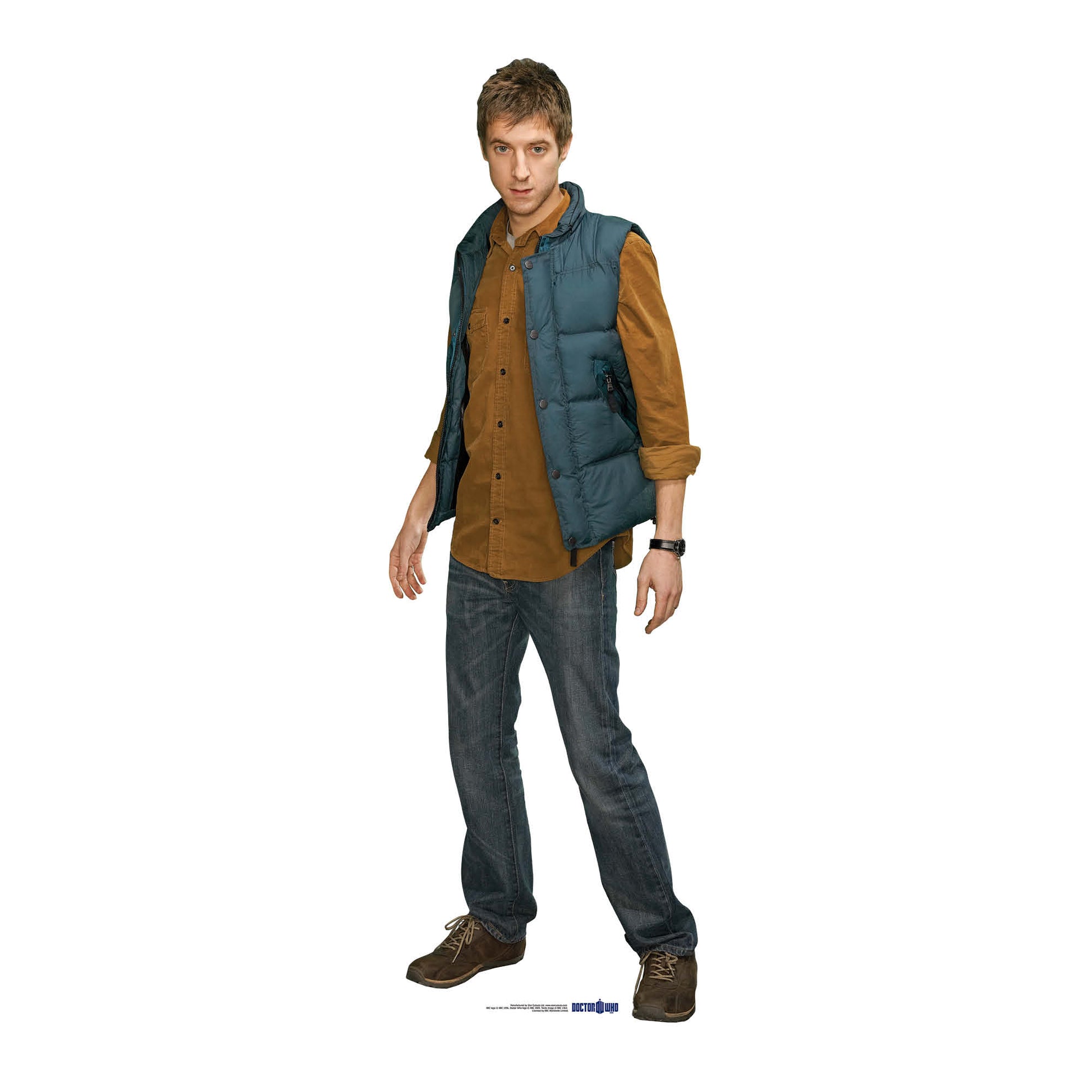 Rory - Body Warmer Cardboard Cut Out Height 182cm - Star Cutouts