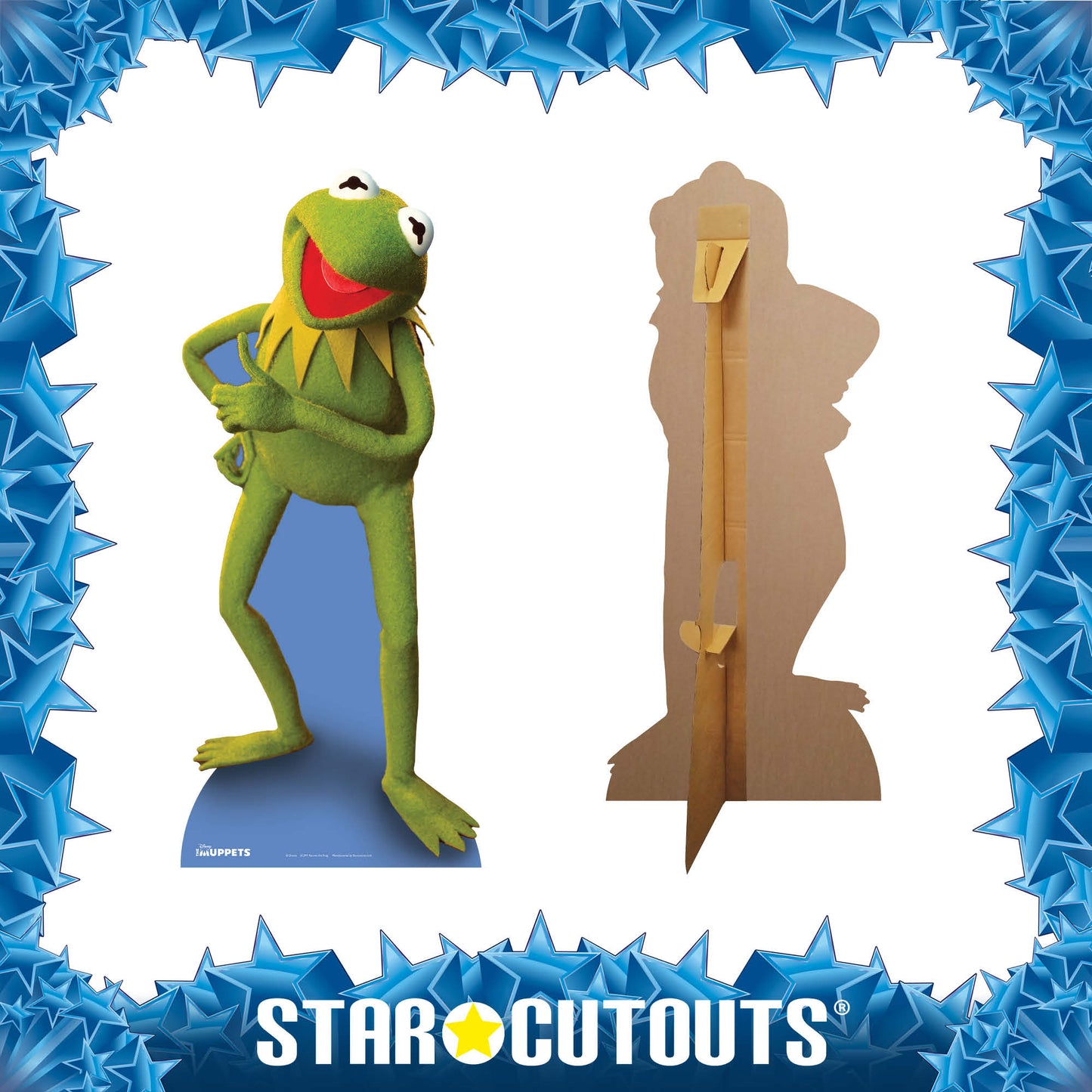 SC397 Kermit the Frog Cardboard Cut Out Height 133cm