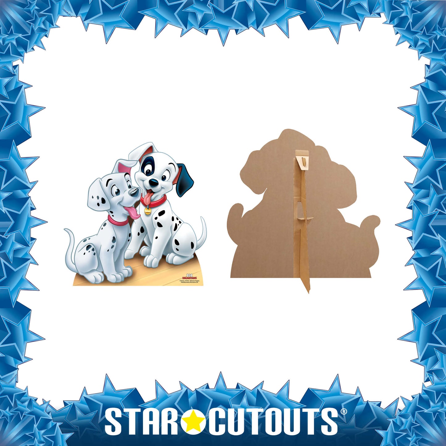 SC418 Dalmatians- Puppies (Star Mini Cut-out) Cardboard Cut Out Height 58cm