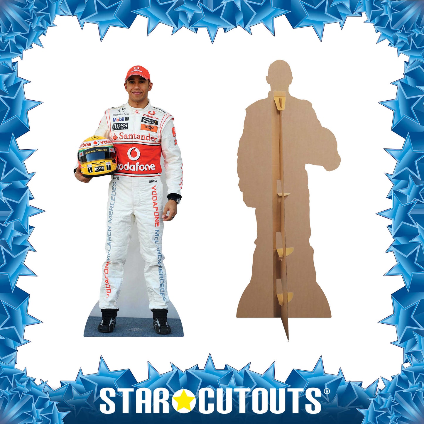 CS431 Lewis Hamilton Height 176cm Lifesize Cardboard Cutout