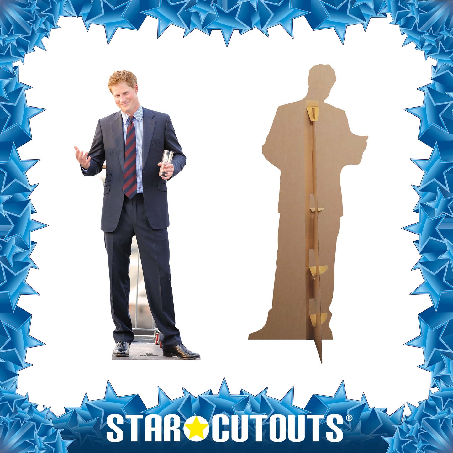 CS445 Prince Harry Height 185cm Lifesize Cardboard Cutout