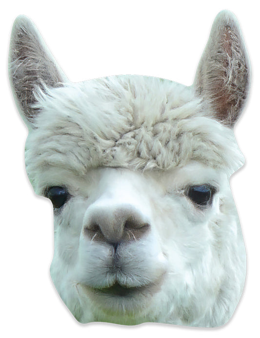 SM449 Alpaca Mask Animals Single Face Mask