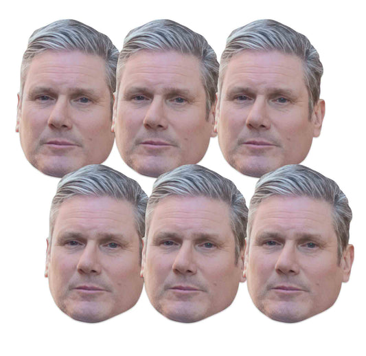 SMP455 Keir Starmer 6 Pack Masks