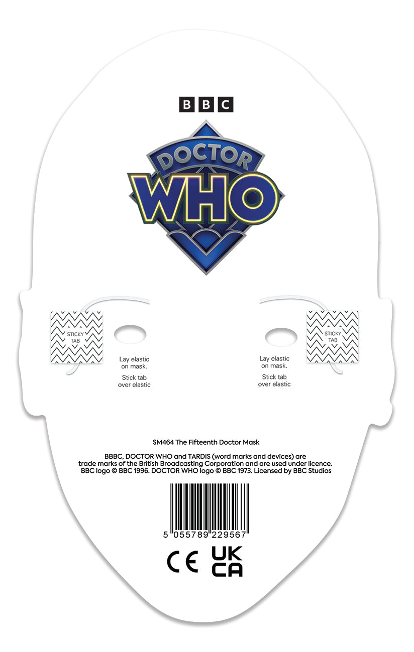 SM464 The Fifteenth Doctor Mask - Ncuti Gatwa  Single Face Mask