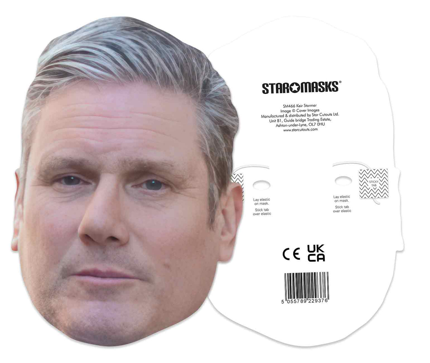 SM466 Keir Starmer   Politician Single Face Mask