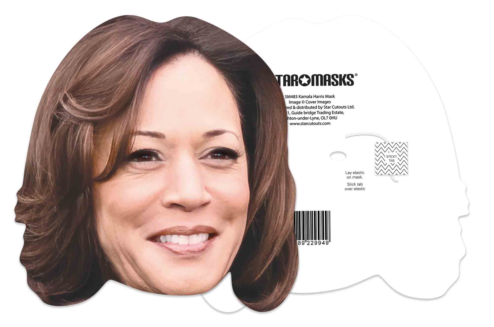 SM483 Kamala Harris Mask Star Mask / Politicians Single Face Mask ...