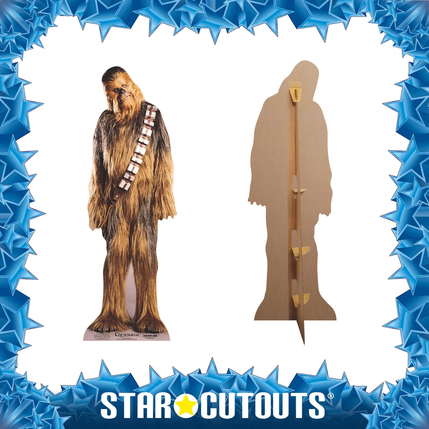 SC500 Chewbacca Cardboard Cut Out Height 195cm