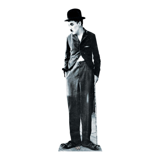 SC526 Charlie Chaplin Cardboard Cut Out Height 177cm