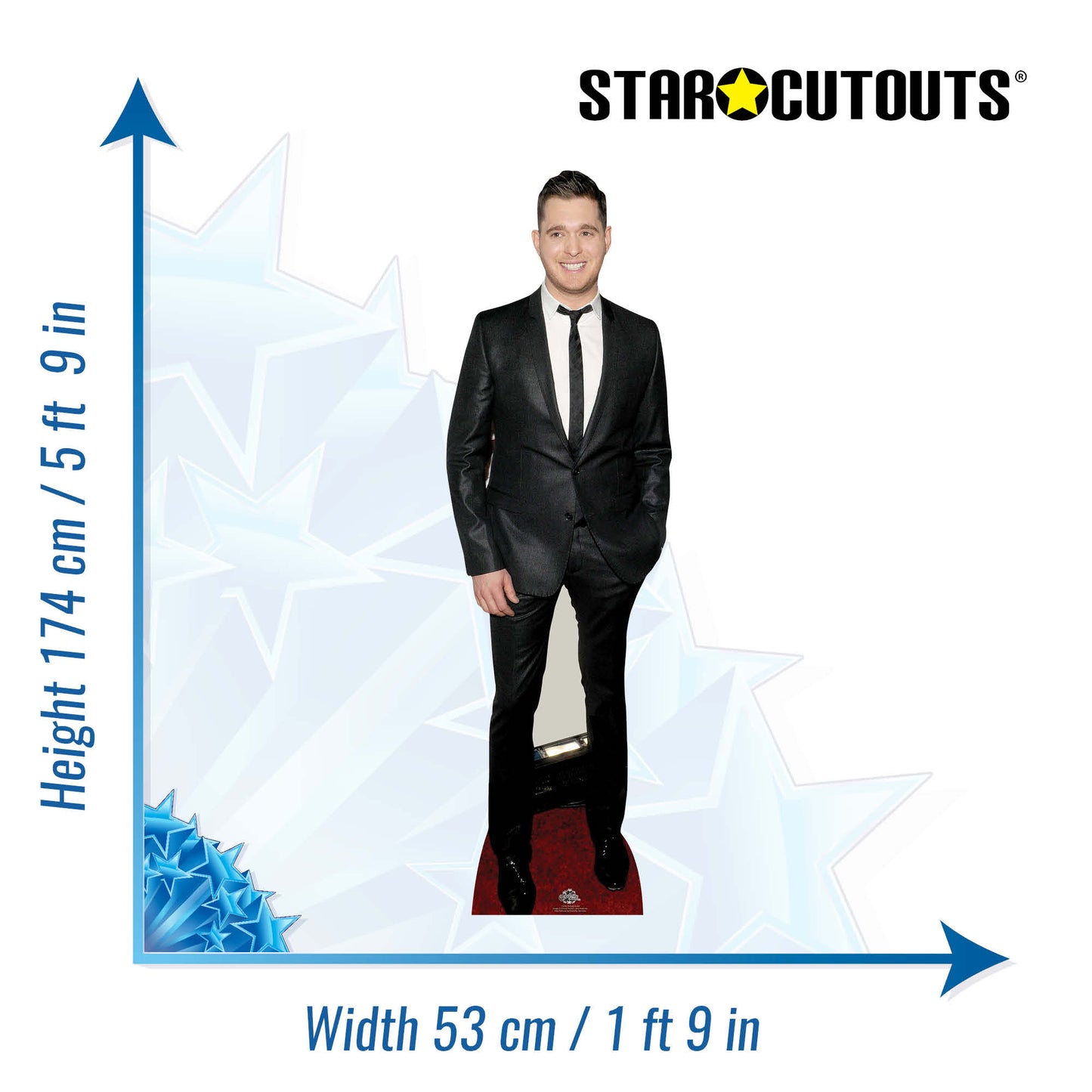 CS546 Michael Buble Height 174cm Lifesize Cardboard Cutout