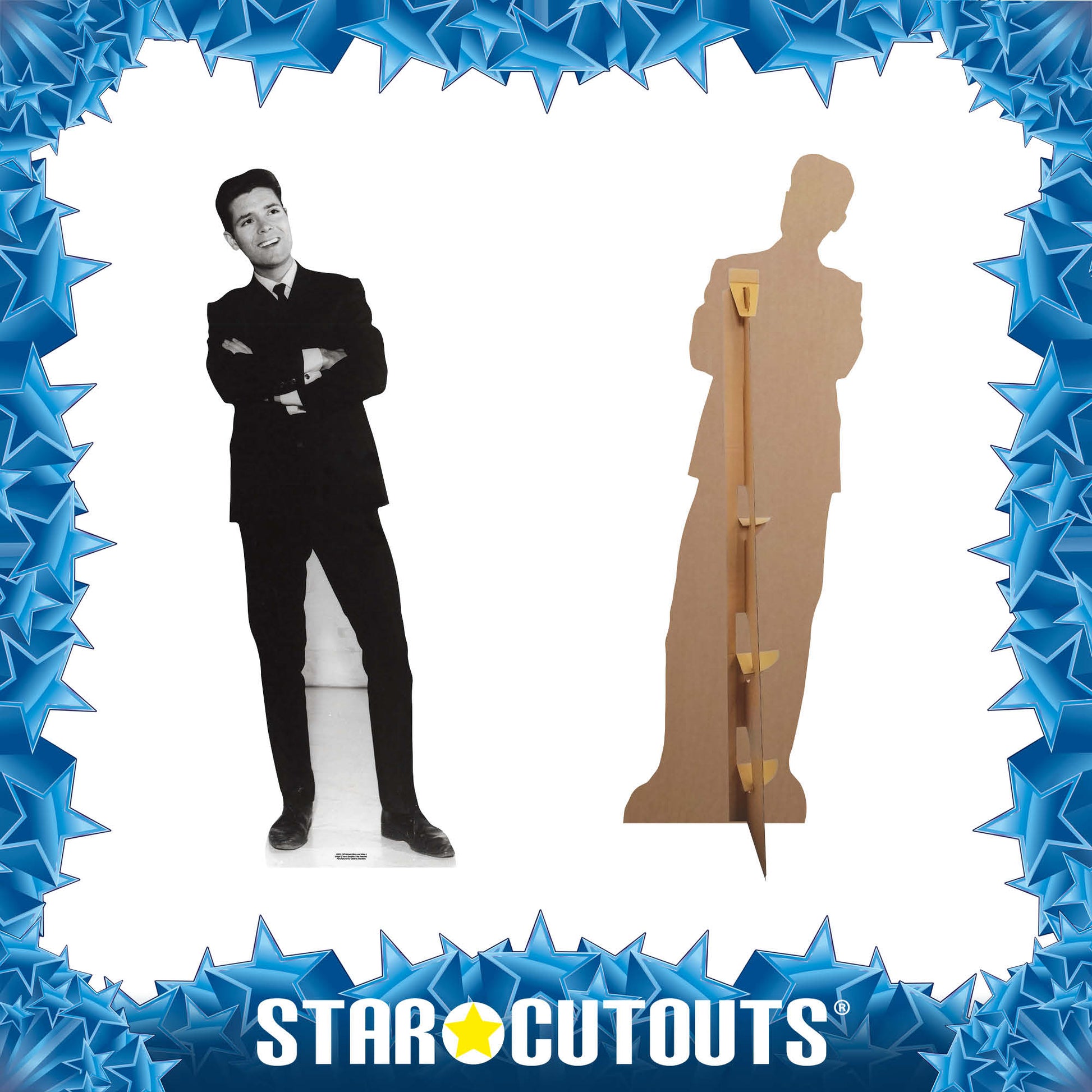 Man Silhouette Generic Lifesize Cardboard Cutout