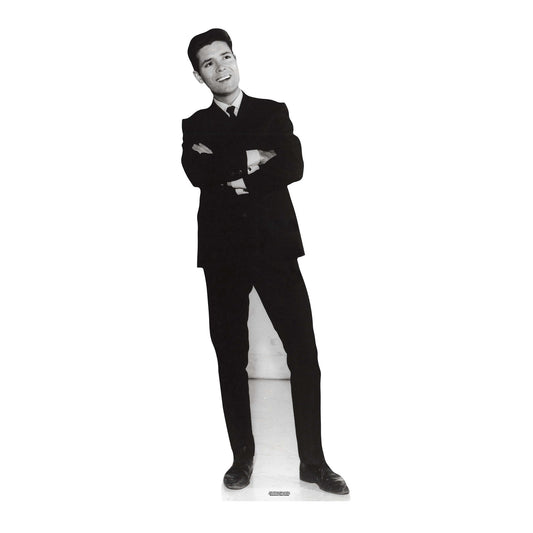 CS552 Cliff Richard - Black and white Height 178cm Lifesize Cardboard Cutout